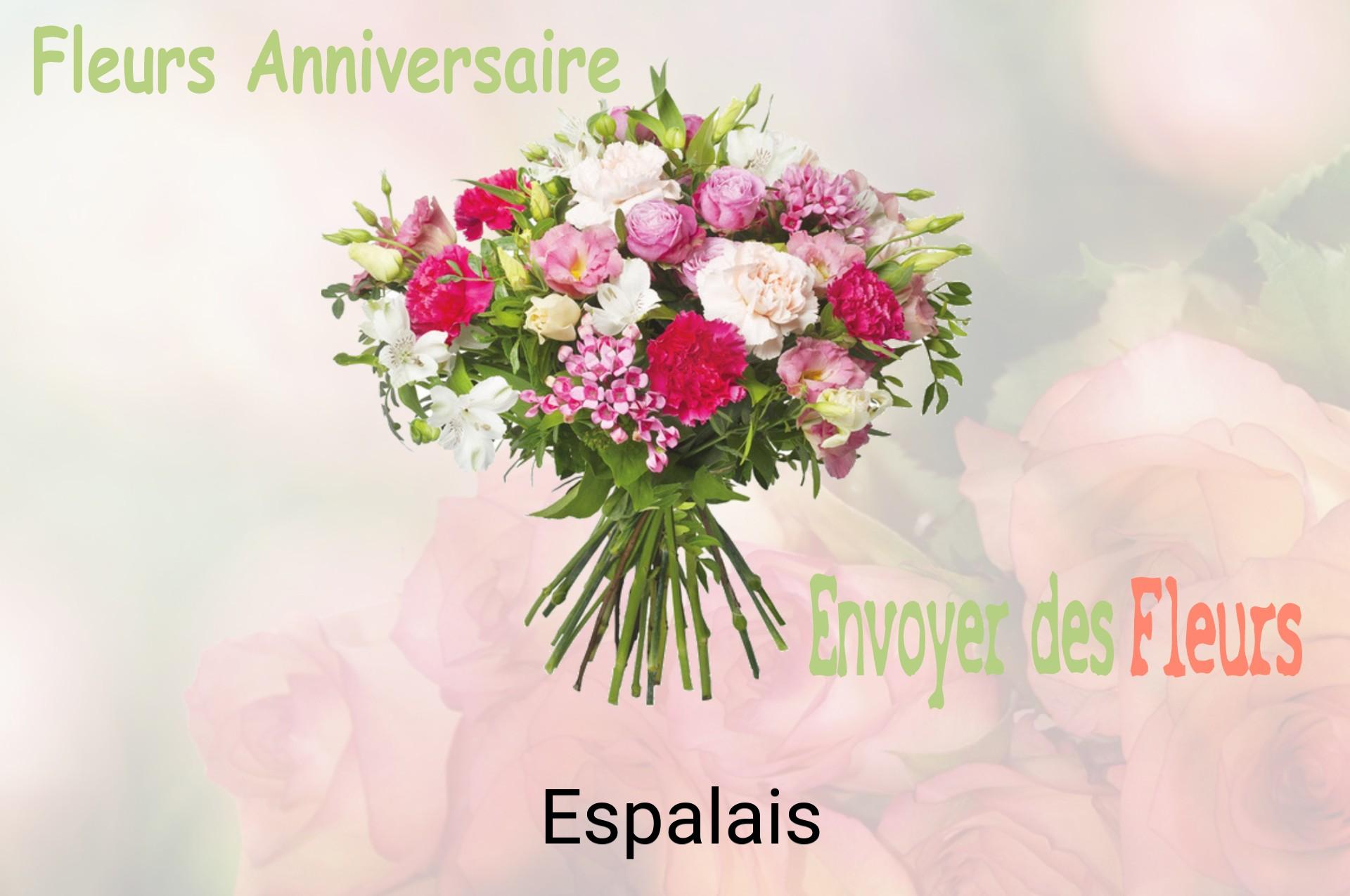 Bouquet de fleurs d’anniversaire livré à Espalais